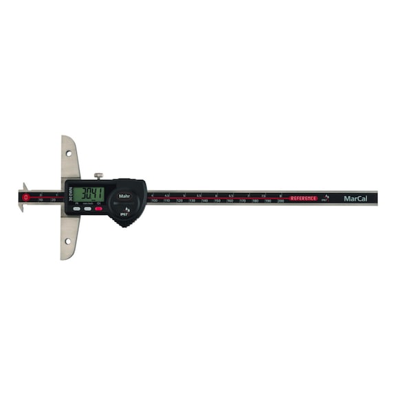 Double hook digital display waterproof depth gauge 300mm  - Depth gauge