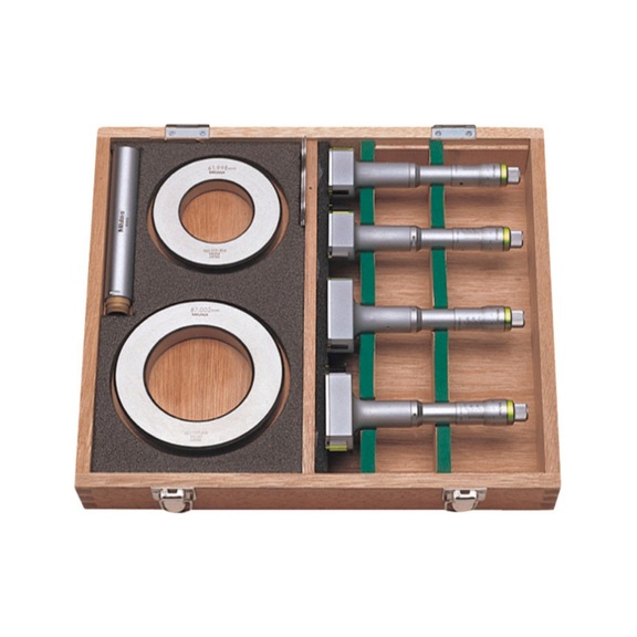 Inside diameter micrometer set 50-100mm/0.005mm three-jaw type  - Inside diameter micrometer set