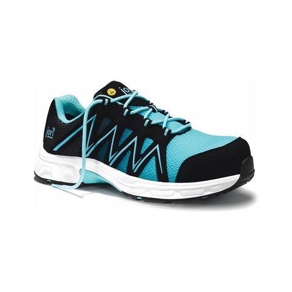 JORI BY ELTEN safety low shoe jo_SPEEDY black-aqua Low ESD S1P 12131-42 size 42 - Low safety shoe jo_SPEEDY black-aqua Low ESD S1P
