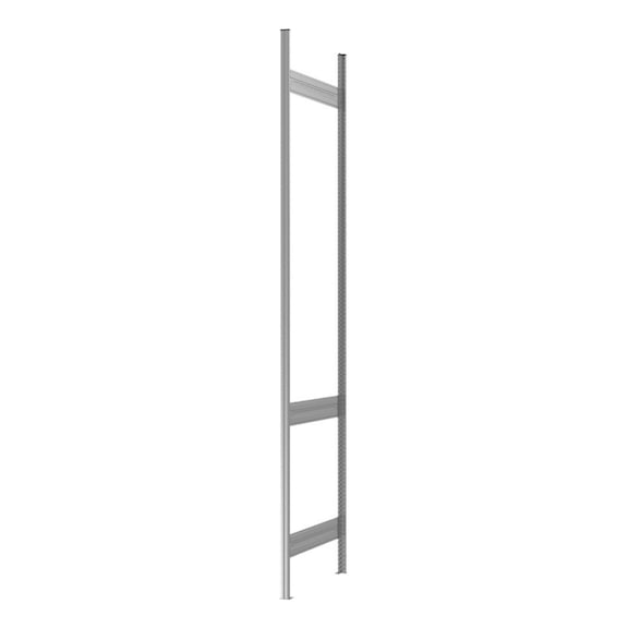 HOFE, cadre de rack 3 000x635 mm, zingué, 3 panneaux d'accouplement - cadre de rack