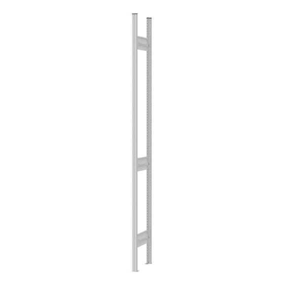 HOFE rack frame 3,350x335 mm, light grey, 2 coupling panels - Rack frame