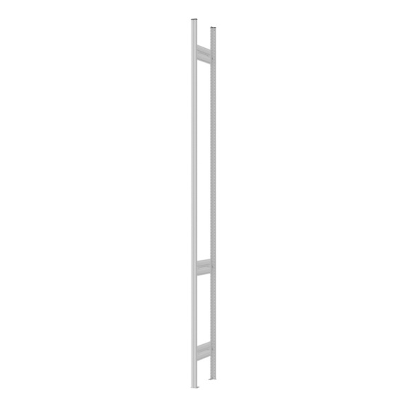 HOFE rack frame 3,000x335 mm, light grey, 3 coupling panels - Rack frame