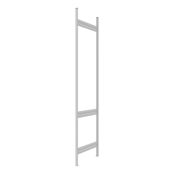 HOFE, cadre de rack 3 000x835 mm, gris clair, 3 panneaux d'accouplement - cadre de rack