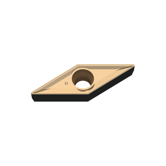 MITSUBISHI MATERIALS VBMT160404-MP MC6135 MITSUBISHI, WSP - Drehen, positv - VBMT, Wendeschneidplatte, positiv