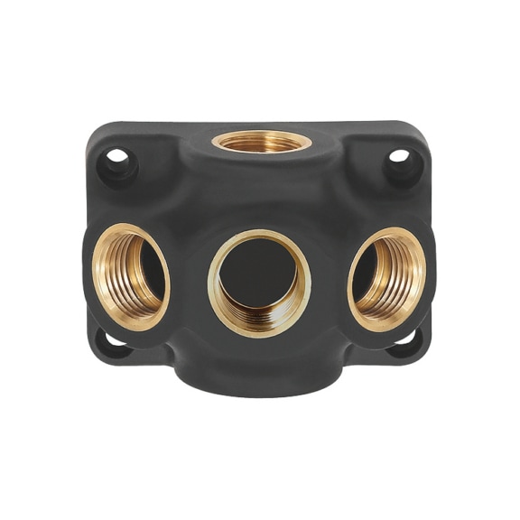 RIEGLER dist. d'ext. EVD12-3 entrée filet. 1/2 conn. 3 x filet. 1/2 15 bar pr. - Distributeur d'extrémité filet. 1/2