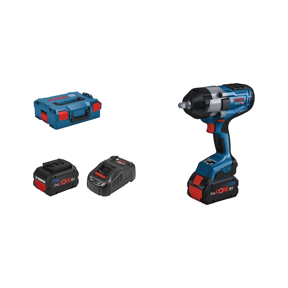 Aku rázový utahovák BOSCH GDS 18V-1000C, 2x 18V 4,0Ah baterie ProCORE, L-BOXX - Akumulátorový rázový šroubovák GDX 18V-210 C Professional