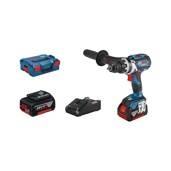 BOSCH Akku-Bohrschrauber GSR 18V-150 C mit 2x Akku ProCORE 18V 8.0Ah in L-BOXX - Akku-Bohrschrauber GSR 18V-150 C Professional