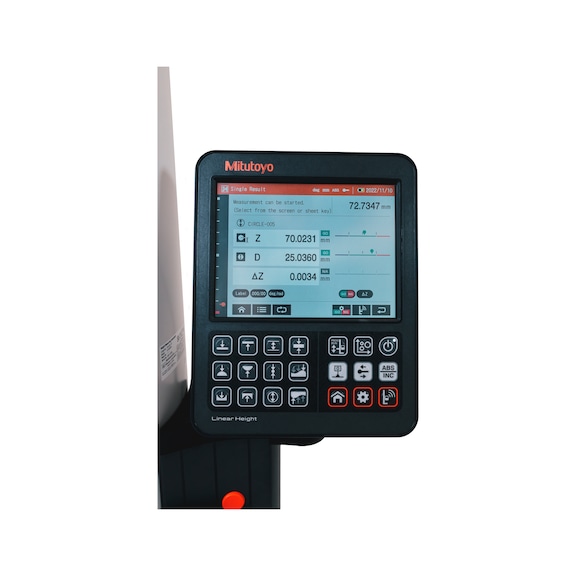 MITUTOYO Height measuring dev. LH-600FG w/ handle 518-361-13 app