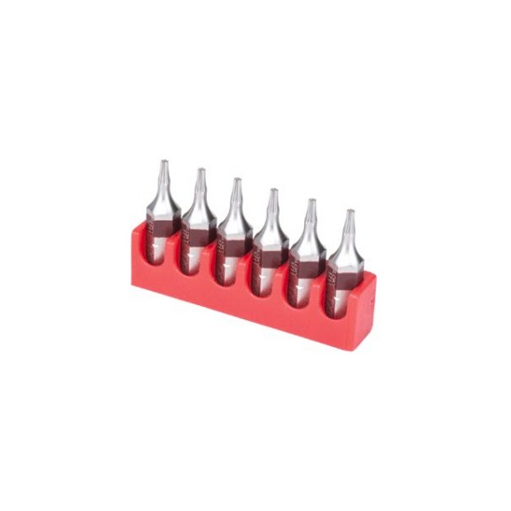 0-TPK-B01-TX07-25 SLOKY, 25 mm Bits für TORX&nbsp;Schrauben, 6 Stück - Bits für Drehmoment Schraubendreher für TORX Schrauben