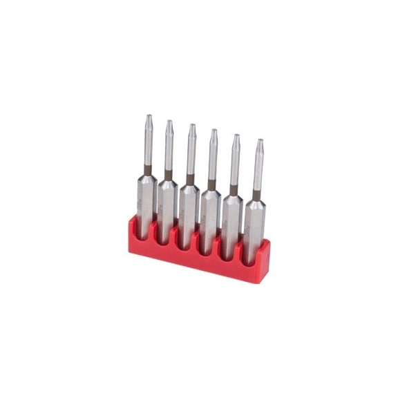 0-TPK-B01-TX10-50 SLOKY, 50 mm Bits für TORX&nbsp;Schrauben, 6 Stück - Bits für Drehmoment Schraubendreher für TORX Schrauben