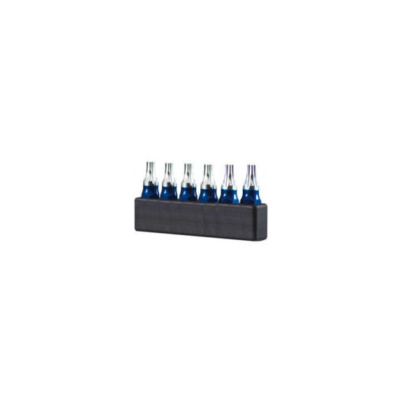 0-TPK-B02-20IP-25 SLOKY, 25 mm Bits für Sechskant Schrauben, 6 Stück - Bits für Drehmoment Schraubendreher für TORX PLUS Schrauben