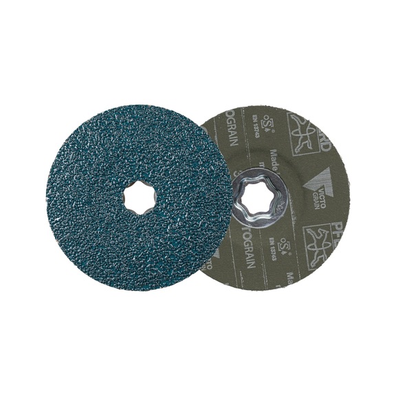 Disque à poncer PFERD Combiclick VICTOGRAIN, dia 125 mm, grain 36, 12 200 tr/min - COMBICLICK VICTOGRAIN disque à poncer