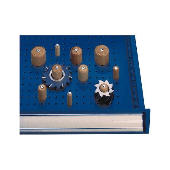 KLW milling cutter holder diameter: 21.5 mm height: 30 mm - Organizer insert for drawer