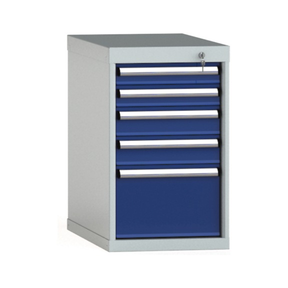 KLW Schubladenschrank 700x419x750 mm mit 5 Schubladen Vollauszug 200 kg - Schubladenschrank (Lagereinrichtung, Werkstatt)