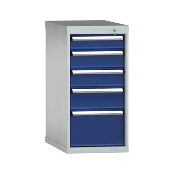 KLW Schubladenschrank 850x419x750 mm mit 5 Schubladen Einfachauszug 100 kg - Schubladenschrank (Lagereinrichtung, Werkstatt)