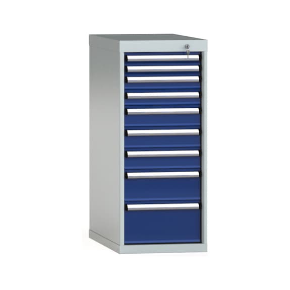 KLW drawer cabinet 1000x419x750 mm with 9 drawers full extension 75 kg - Drawer cabinet (storage equipment, workshop)
