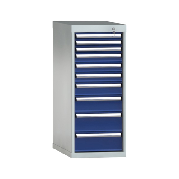 KLW drawer cabinet 1000x419x750 mm with 10 drawers full extension 75 kg - Drawer cabinet (storage equipment, workshop)