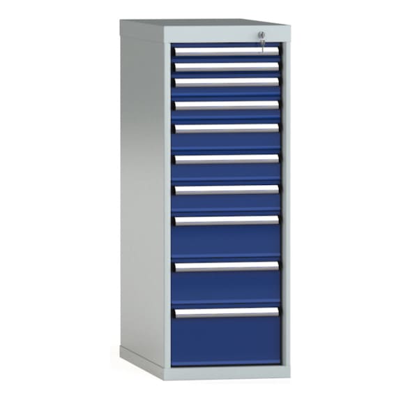 KLW Schubladenschrank 1150x419x750 mm mit 10 Schubladen Vollauszug 200 kg/75kg - Schubladenschrank (Lagereinrichtung, Werkstatt)