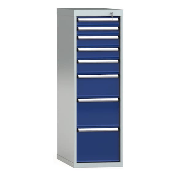 KLW Schubladenschrank 1325x419x750 mm mit 8 Schubladen Vollauszug 200 kg - Schubladenschrank (Lagereinrichtung, Werkstatt)