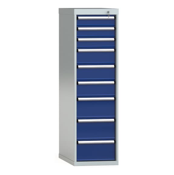 KLW Schubladenschrank 1450x419x750 mm mit 9 Schubladen Vollauszug 200 kg - Schubladenschrank (Lagereinrichtung, Werkstatt)
