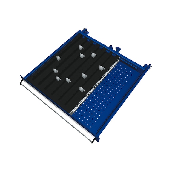 KLW partitioning material set, front height 150, 175 mm, 12 pieces each SEA572 x 605 mm - Organizer insert for drawer