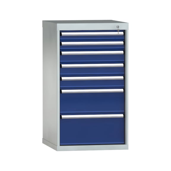 KLW Schubladenschrank 1000x572x605 mm 7 Schubladen Vollauszug 200 kg - Schubladenschrank (Lagereinrichtung, Werkstatt)