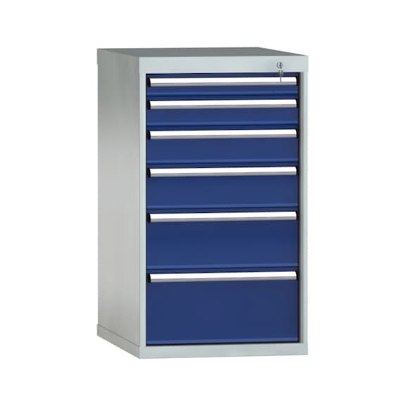 KLW drawer cabinet 1000x572x750 mm 6 drawers single extension 100 kg - Drawer cabinet (storage equipment, workshop)