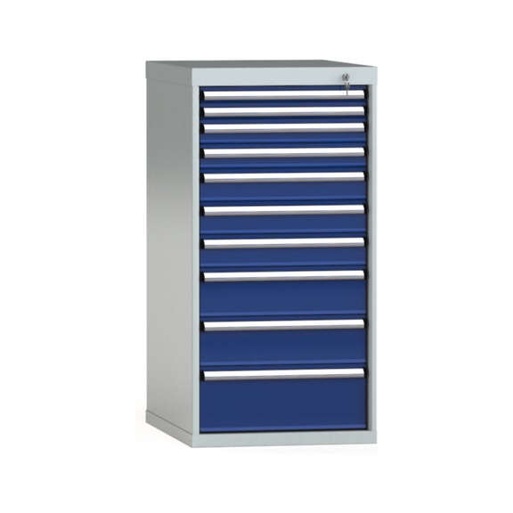KLW Schubladenschrank 1150x572x750 mm 10 Schubladen Vollauszug 75 kg - Schubladenschrank (Lagereinrichtung, Werkstatt)