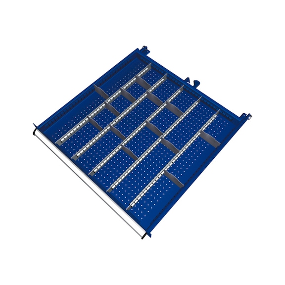 KLW dividing material set, front height 150-175 mm 18 pieces Model SGB B04 - Drawer organizer material (workshop equipment, parts)