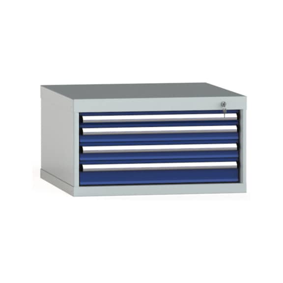 KLW drawer cabinet 400x725x750 mm 4 drawers full extension 75 kg - Drawer cabinet (storage equipment, workshop)