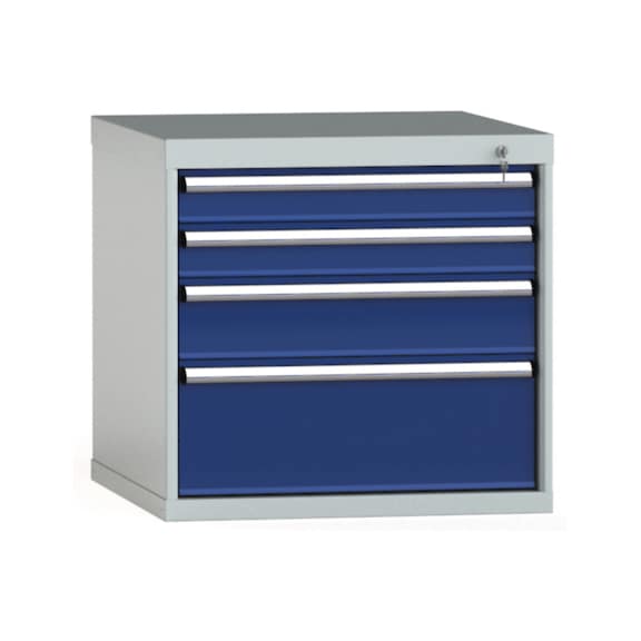 KLW drawer cabinet 700x725x750 mm 4 drawers full extension 200 kg - Drawer cabinet (storage equipment, workshop)
