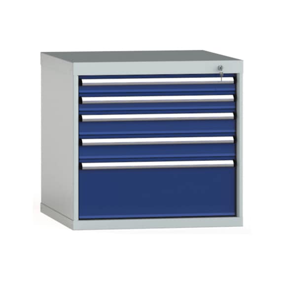 KLW drawer cabinet 700x725x750 mm 5 drawers single extension 100 kg - Drawer cabinet (storage equipment, workshop)