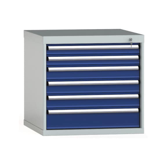 KLW drawer cabinet 700x725x750 mm 6 drawers full extension 200 kg - Drawer cabinet (storage equipment, workshop)