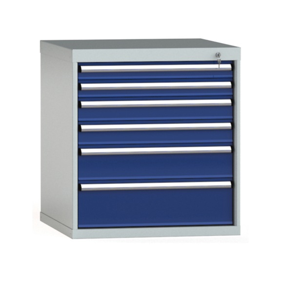 KLW drawer cabinet 800x725x750 mm 6 drawers full extension 75 kg - Drawer cabinet (storage equipment, workshop)