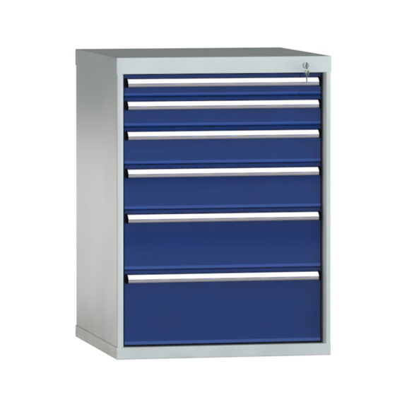 KLW drawer cabinet 1000x725x750 mm 6 drawers full extension 75 kg - Drawer cabinet (storage equipment, workshop)