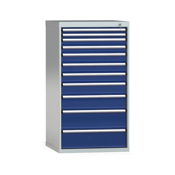 KLW Schubladenschrank 1325x725x750 mm 11 Schublade Vollauszug 200 kg/75kg - Schubladenschrank (Lagereinrichtung, Werkstatt)