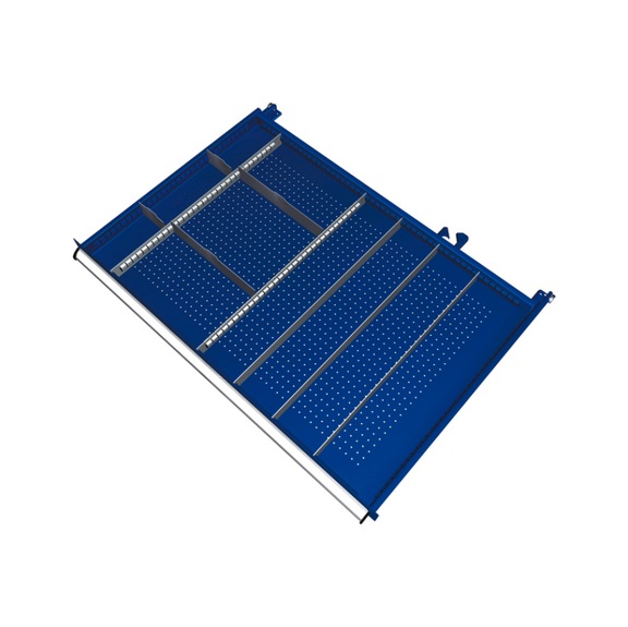 KLW dividing material set, front height 100-125 mm 9 pieces Model SJB - Drawer organizer material (workshop equipment, parts)