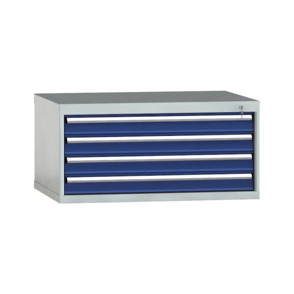 KLW drawer cabinet 500x1031x750 mm 4 drawers single extension 100 kg - Drawer cabinet (storage equipment, workshop)
