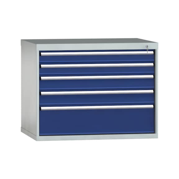 KLW drawer cabinet 800x1031x750 mm 5 drawers full extension 75 kg - Drawer cabinet (storage equipment, workshop)