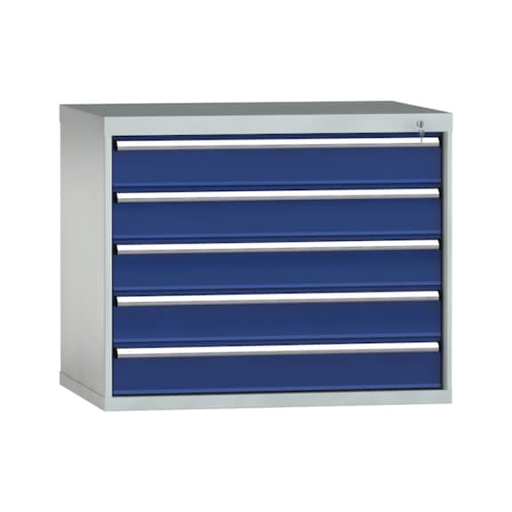 KLW Schubladenschrank 850x1031x750 mm 5 Schubladen Vollauszug 75 kg - Schubladenschrank (Lagereinrichtung, Werkstatt)