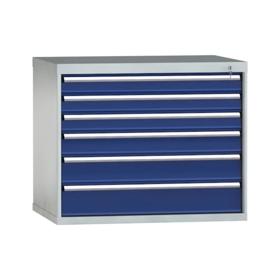 KLW Schubladenschrank 850x1031x750 mm 6 Schubladen Vollauszug 75 kg - Schubladenschrank (Lagereinrichtung, Werkstatt)