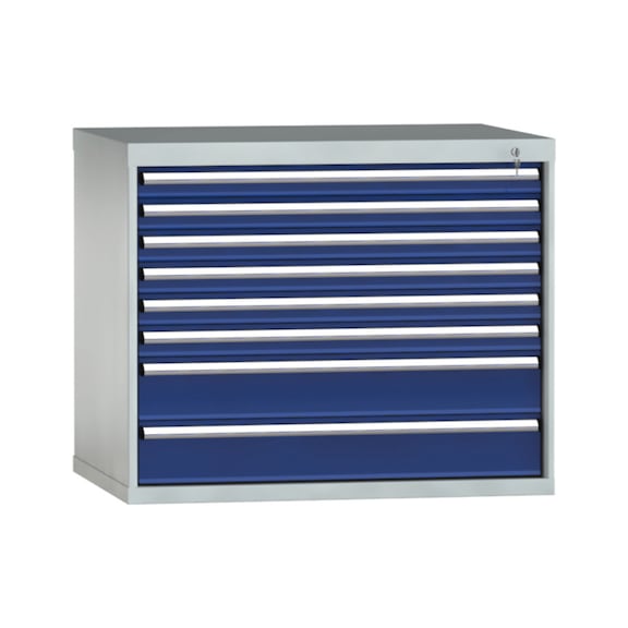 KLW Schubladenschrank 850x1031x750 mm 8 Schubladen Einfachauszug 100 kg - Schubladenschrank (Lagereinrichtung, Werkstatt)