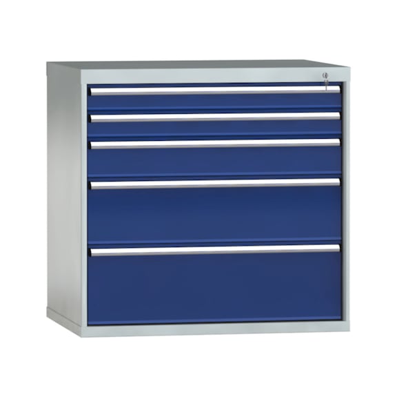 KLW drawer cabinet 1000x1031x750 mm 5 drawers single extension 100 kg - Drawer cabinet (storage equipment, workshop)