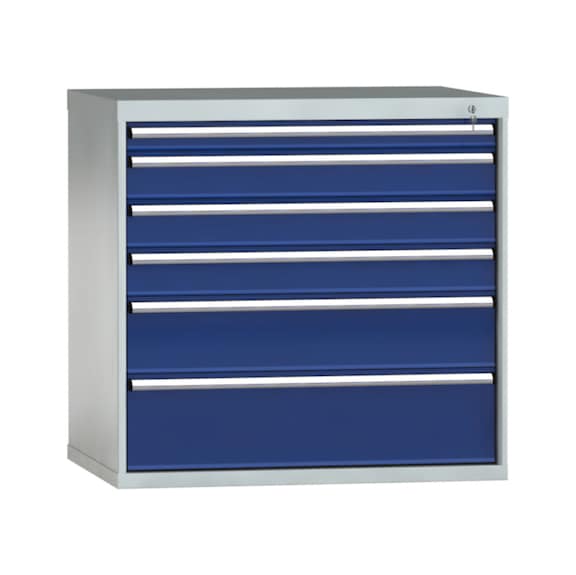KLW drawer cabinet 1000x1031x750 mm 6 drawers single extension 100 kg - Drawer cabinet (storage equipment, workshop)