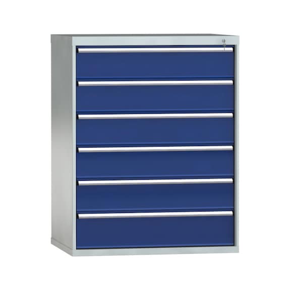 KLW drawer cabinet 1325x1031x750 mm 5 drawers full extension 75 kg - Drawer cabinet (storage equipment, workshop)