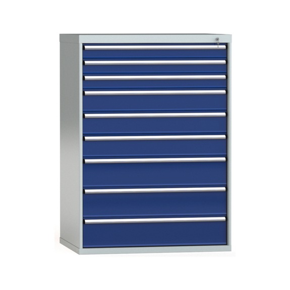 KLW Schubladenschrank 1450x1031x750 mm 9 Schubladen Vollauszug 75 kg - Schubladenschrank (Lagereinrichtung, Werkstatt)