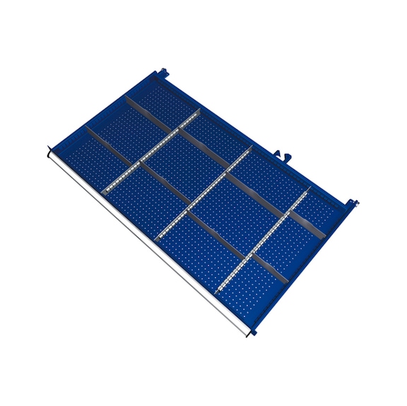 KLW dividing material set, front height 200-250-300-400 mm 11 pieces Model SKB B01 - Drawer organizer material (workshop equipment, parts)