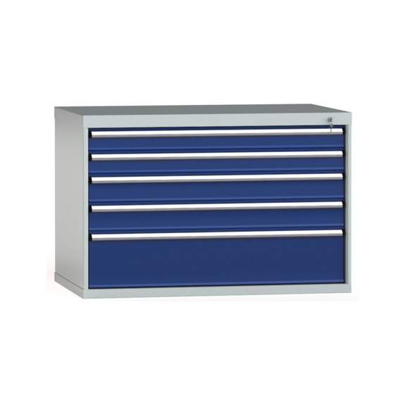KLW drawer cabinet 800x1201x750 mm 5 drawers full extension 75 kg - Drawer cabinet (storage equipment, workshop)