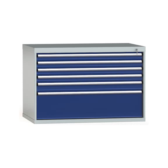 KLW drawer cabinet 800x1201x750 mm 6 drawers single extension 100 kg - Drawer cabinet (storage equipment, workshop)