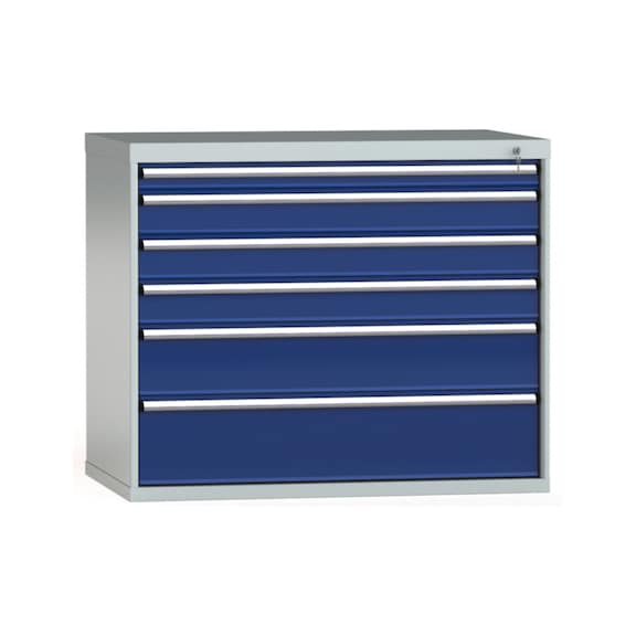 KLW Schubladenschrank 1000x1201x750 mm 6 Schubladen Vollauszug 200 kg - Schubladenschrank (Lagereinrichtung, Werkstatt)